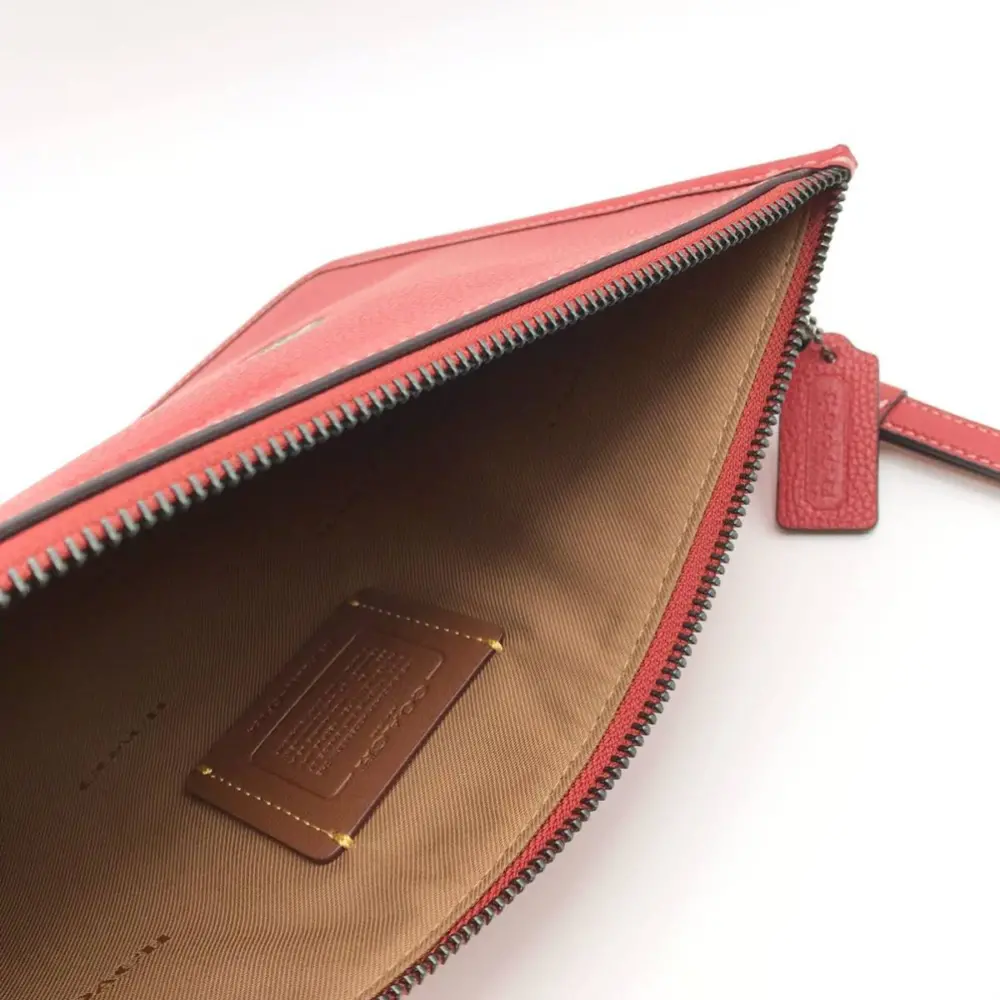 Túi Coach Charter Pouch Lexy Sport ‘Red’ CF064-PJ6 - Ảnh 4
