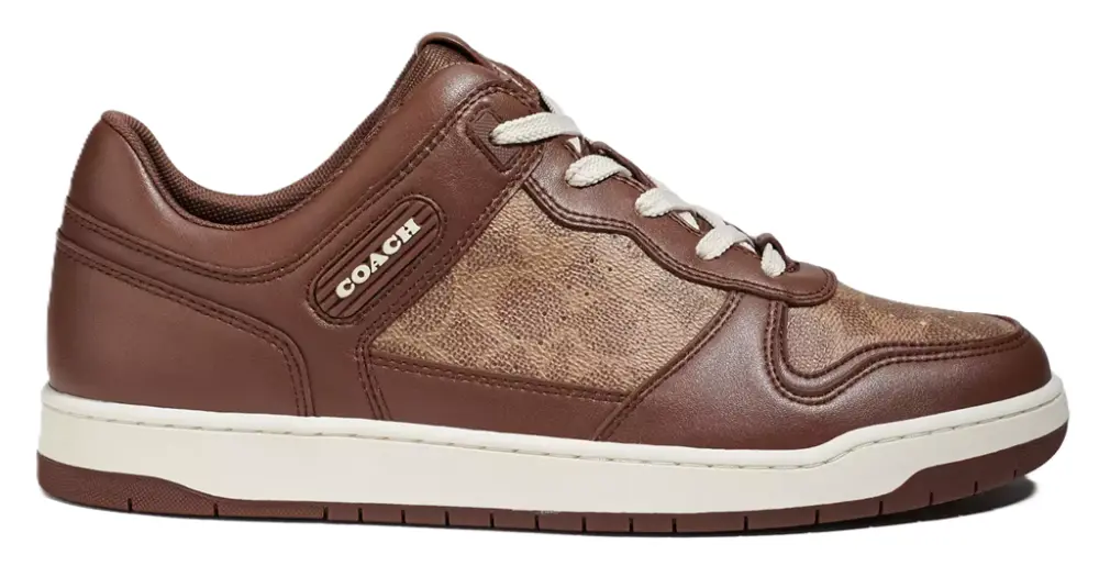 Giày Coach Sneaker In Signature Canvas ‘ Saddle’ CI313-SAD
