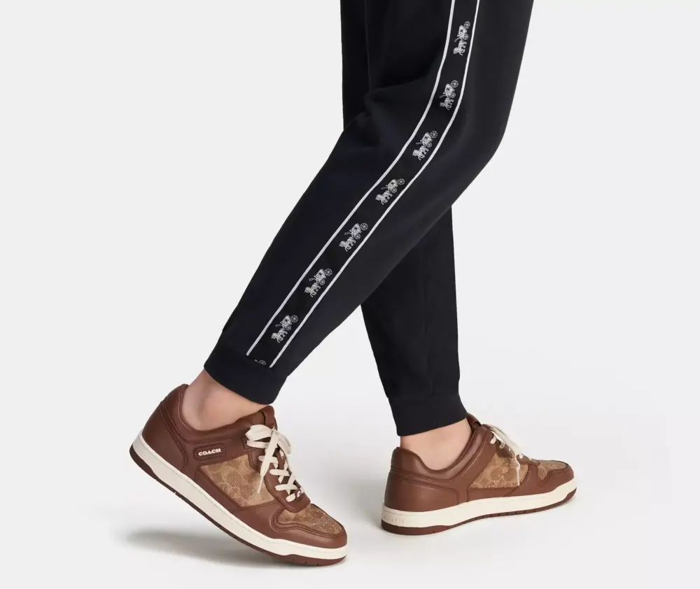 Giày Coach Sneaker In Signature Canvas ‘ Saddle’ CI313-SAD - Ảnh 5