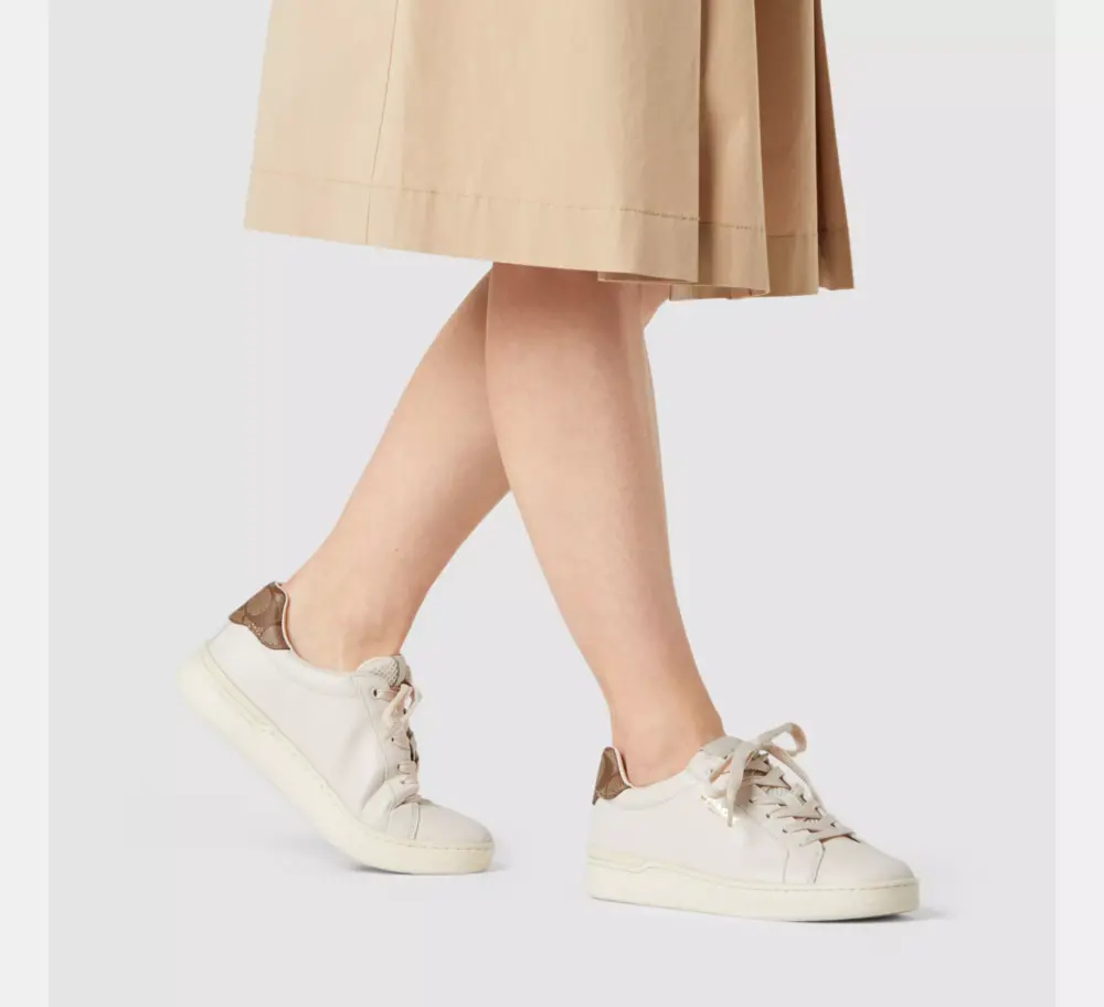 Giày Coach Clip Low Top Sneaker ‘Chalk’ G4966-QDF - Ảnh 4
