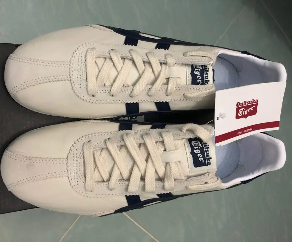 Giày Onitsuka Tiger Runspark ‘Creamwhite Black’ D201L-200 - Ảnh 3