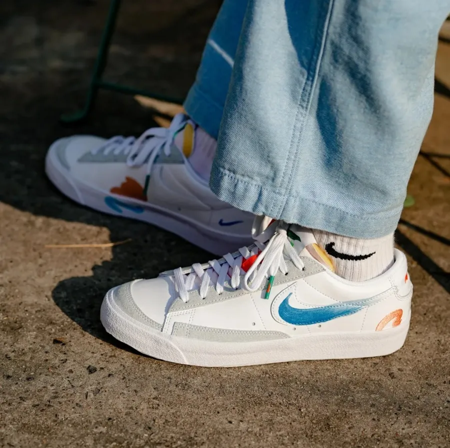 Giày Nike Blazer Low ’77 x Mayumi Yamase ‘Earth’ DM0882-100 - Ảnh 3