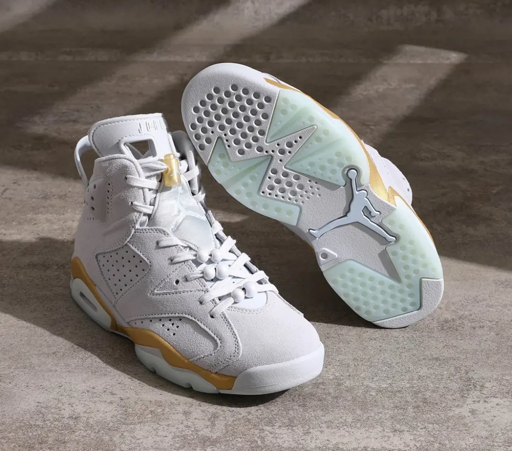Alternative view of Giày Nike Air Jordan 6 Retro Craft 'Paris Olympics Pearl' DQ4914-074