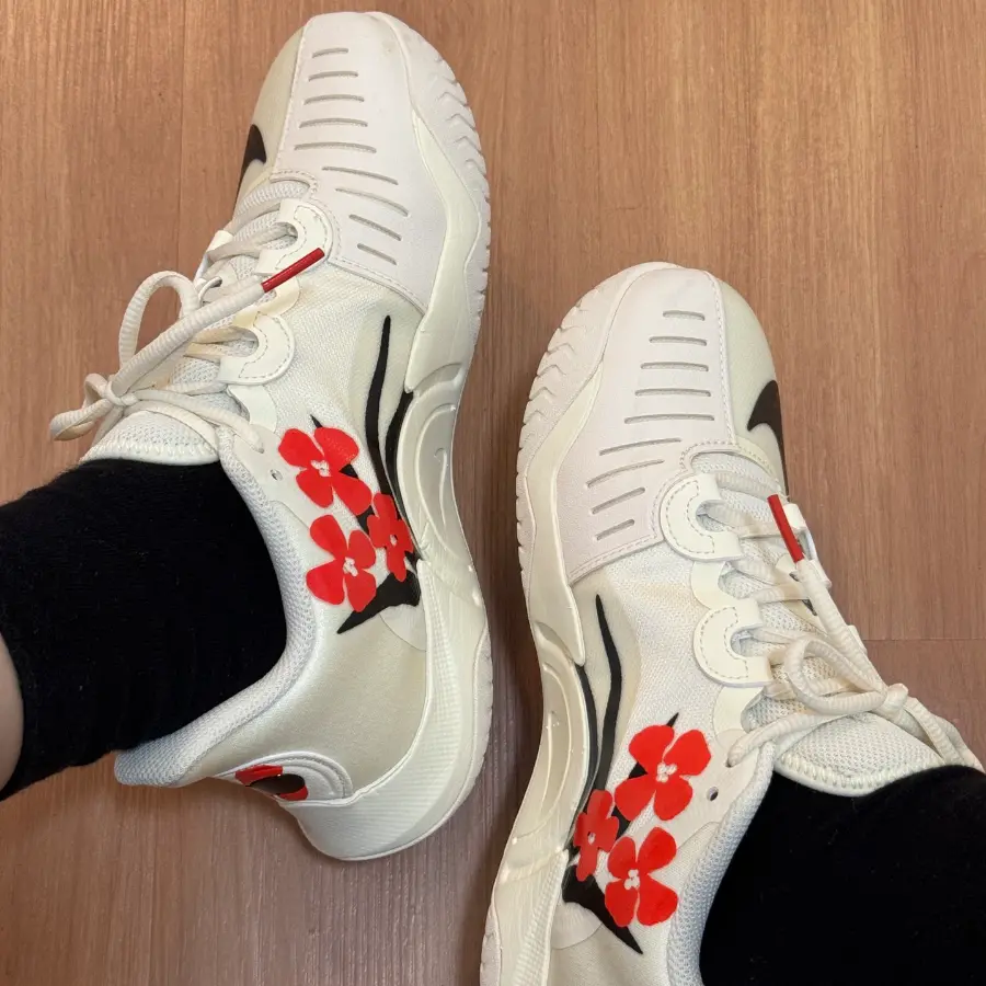 Alternative view of Giày Nike Court Air Zoom x Naomi Osaka ‘Flowers’ DZ3362-100