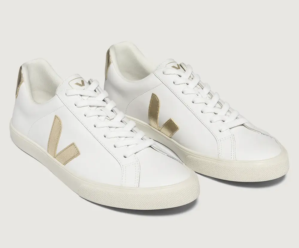 Alternative view of Giày Veja Esplar Lace-Up Sneakers ‘White Gold’ EO0202490