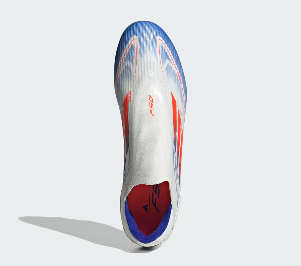 Giày adidas F50 League Laceless Firm/Multi-Ground 'Cloud White' IE0606 - Ảnh 2