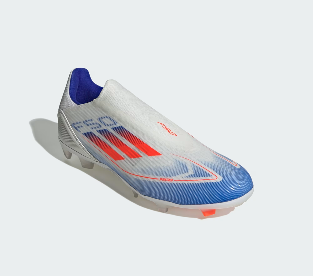 Giày adidas F50 League Laceless Firm/Multi-Ground 'Cloud White' IE0606 - Ảnh 4