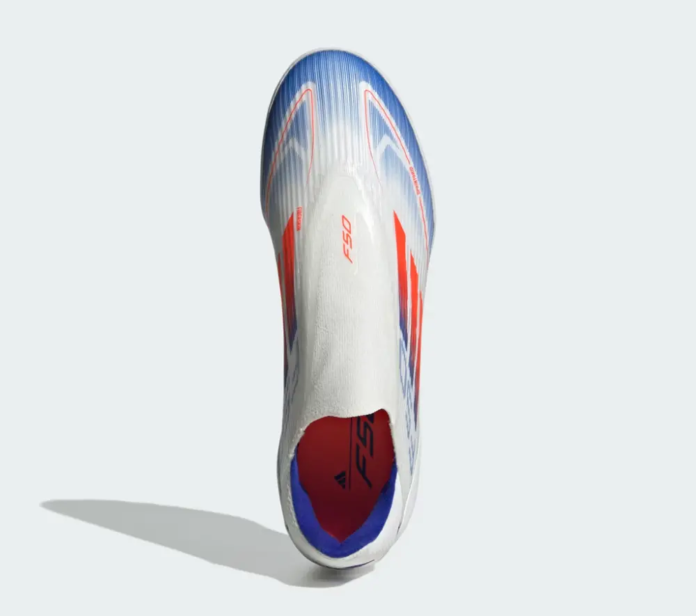 Alternative view of Giày adidas F50 League Laceless Turf 'Cloud White' IF1339