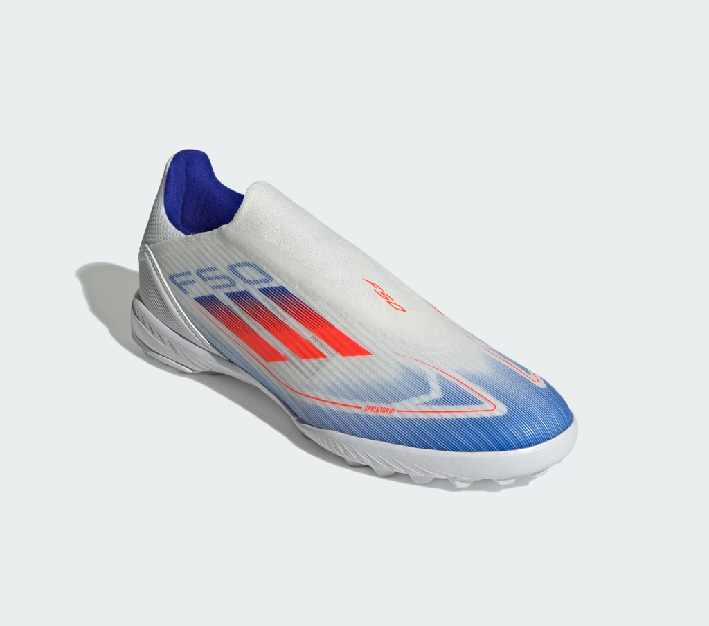 Giày adidas F50 League Laceless Turf 'Cloud White' IF1339 - Ảnh 3