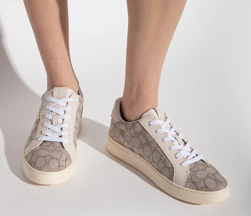 Alternative view of Giày Coach Lowline Low Top Sneaker ‘Chalk’ G5037-E4V