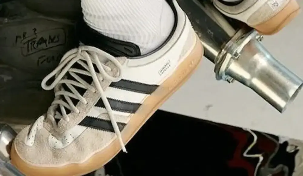 Giày adidas Bad Bunny Gazelle Indoor 'Core White' IF9735 - Ảnh 6