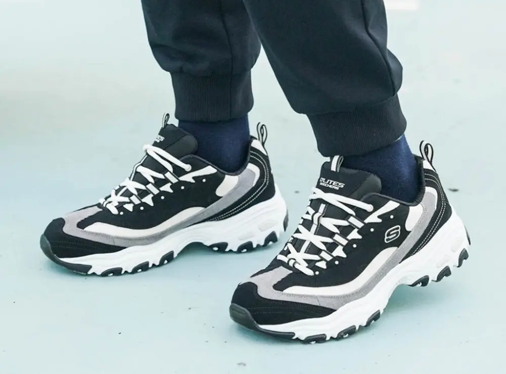Alternative view of Giày Skechers D’Lites 1.0 ‘Black’ 237153-BKNT