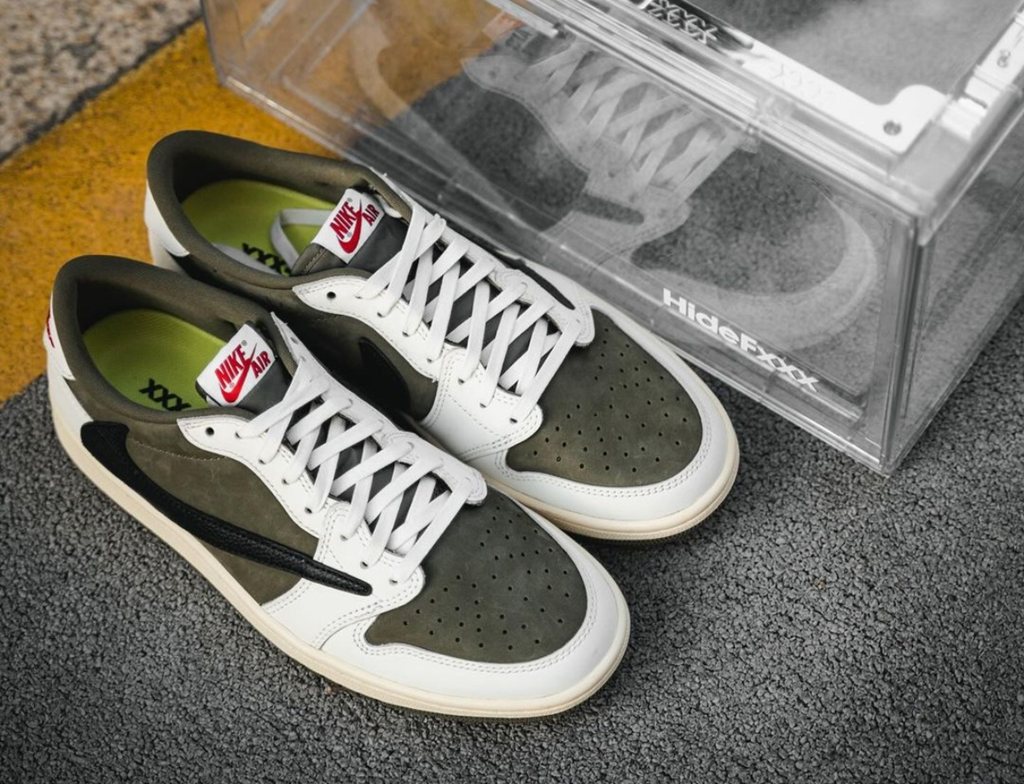 Giày Nike Jordan 1 Low OG SP x Travis Scott ‘Medium Olive’ DM7866-200 - Ảnh 5