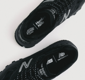 Alternative view of Giày New Balance 580 x The Mita x Masterpiece Sound x Hombre Niño ‘Black’ MT580RMT