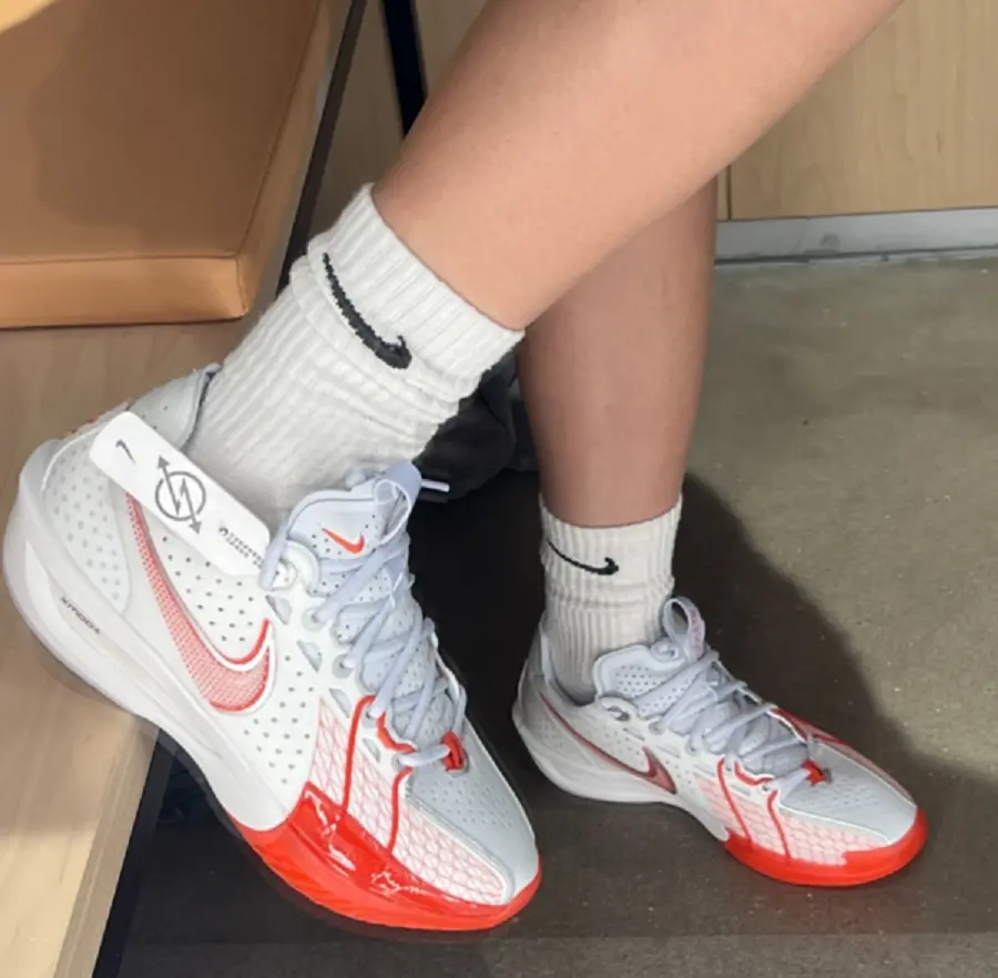 Giày Nike Air Zoom GT Cut 3 ‘White Picante Red’ DV2913-101 - Ảnh 3