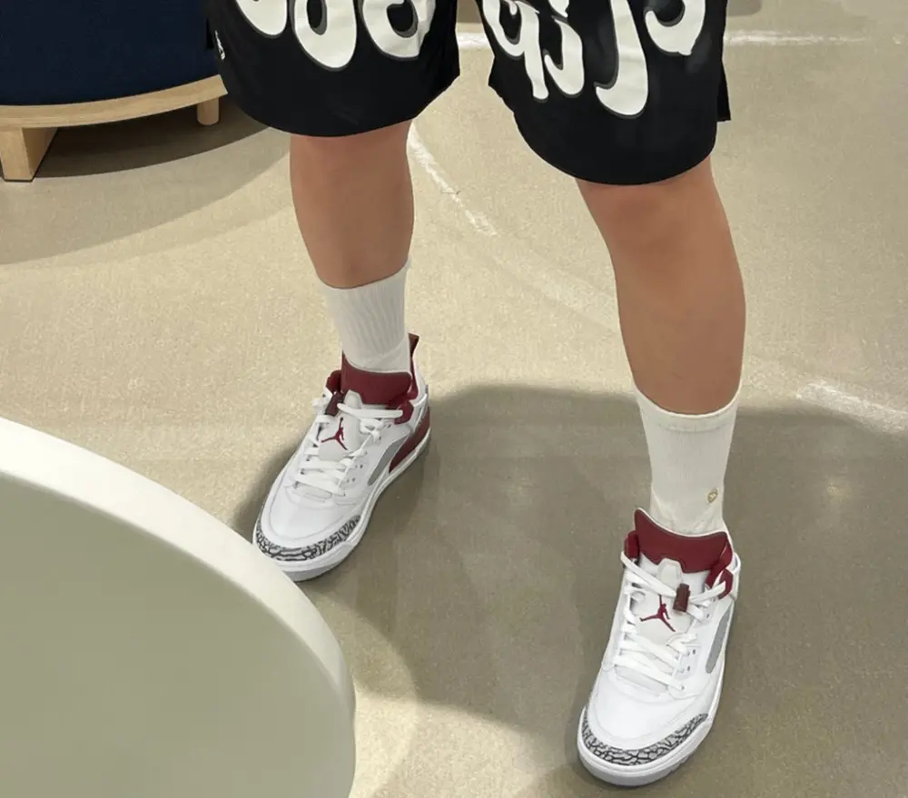 Giày Nike Air Jordan Spizike Low GS ‘Team Red’ FQ3950-106 - Ảnh 4