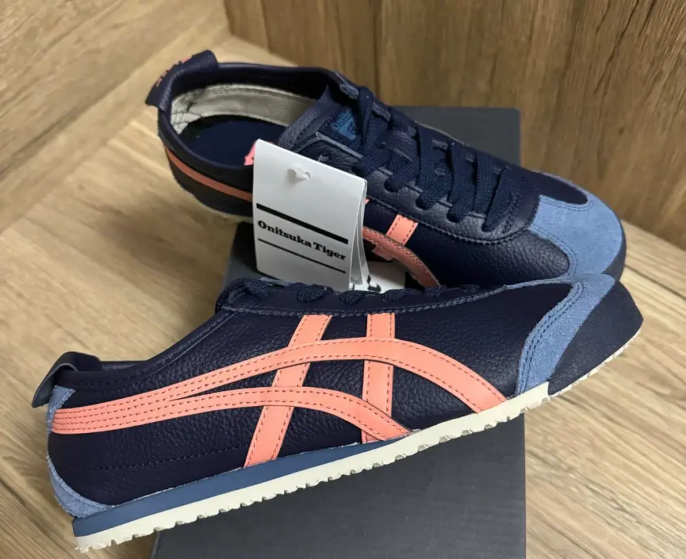Giày Onitsuka Tiger Mexico 66 ‘Peacoat Guava’ 1183A201-409 - Ảnh 4