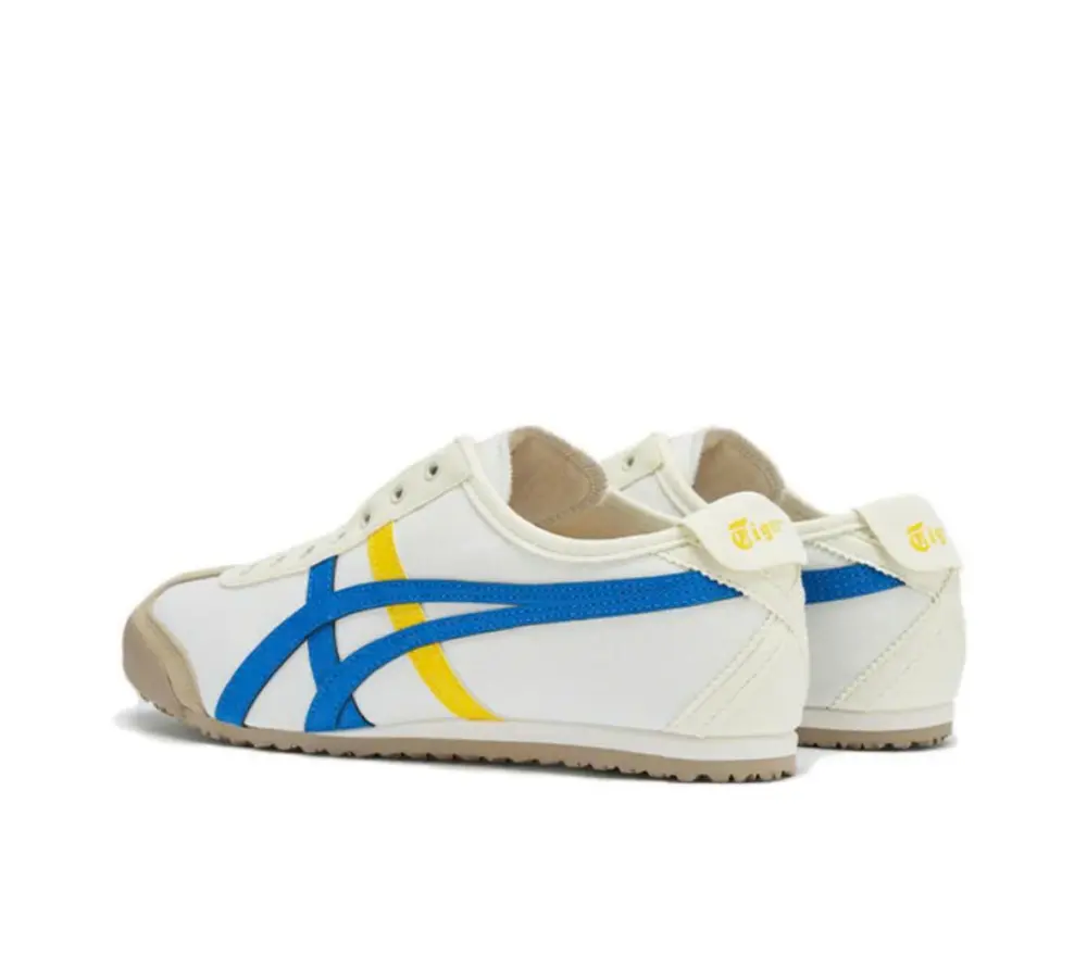 Giày Onitsuka Tiger Mexico 66 ‘White Blue Yellow’ 1183A360-127 - Ảnh 6