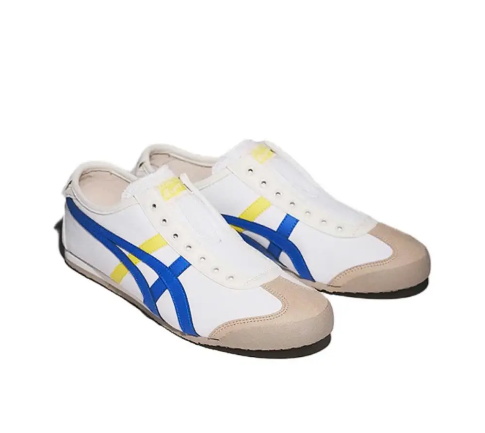 Giày Onitsuka Tiger Mexico 66 ‘White Blue Yellow’ 1183A360-127 - Ảnh 5