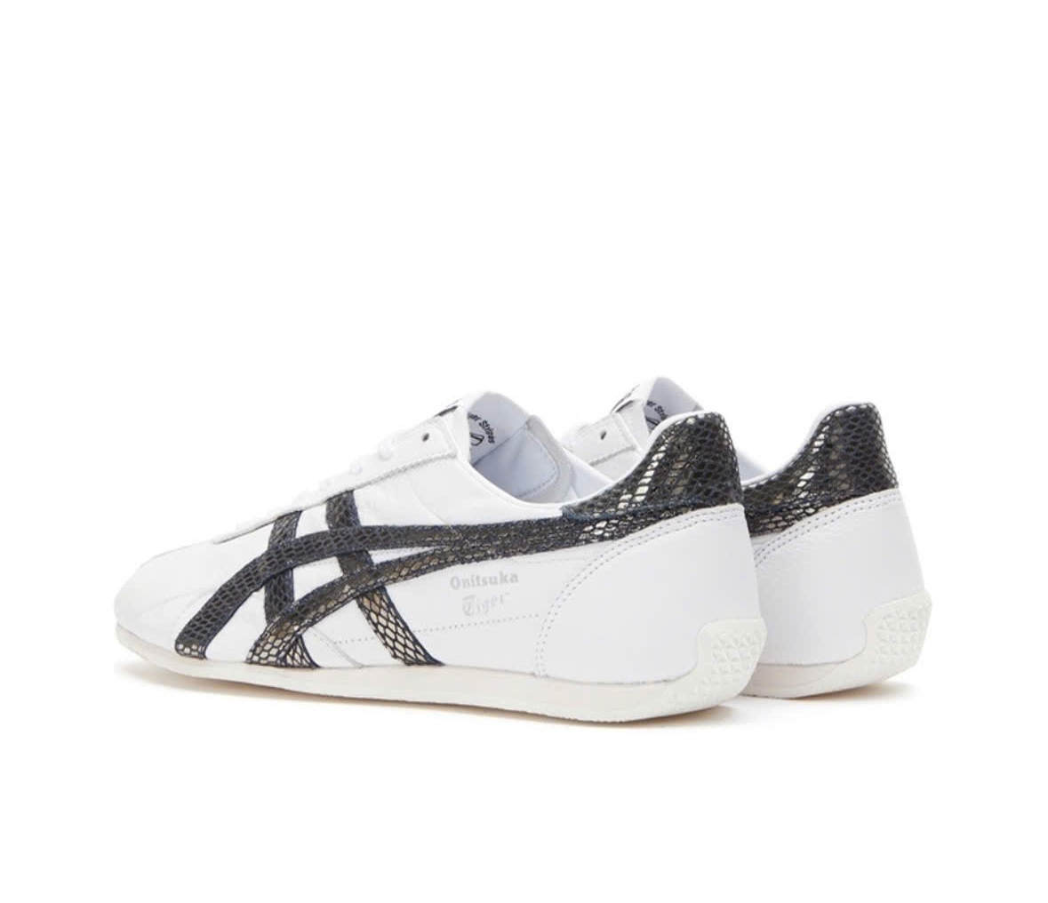 Giày Onitsuka Tiger Runspark ‘White Black’ 1183B697-100 - Ảnh 3