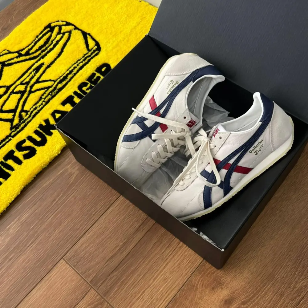 Giày Onitsuka Tiger Runspark ‘White Blue Red’ TH201L-9950 - Ảnh 5