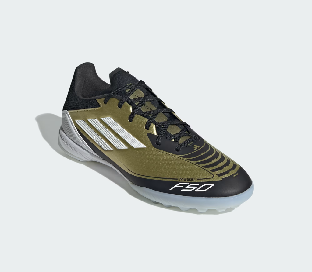 Giày adidas Turf Messi F50 League 'Gold Metallic' IG9282 - Ảnh 3