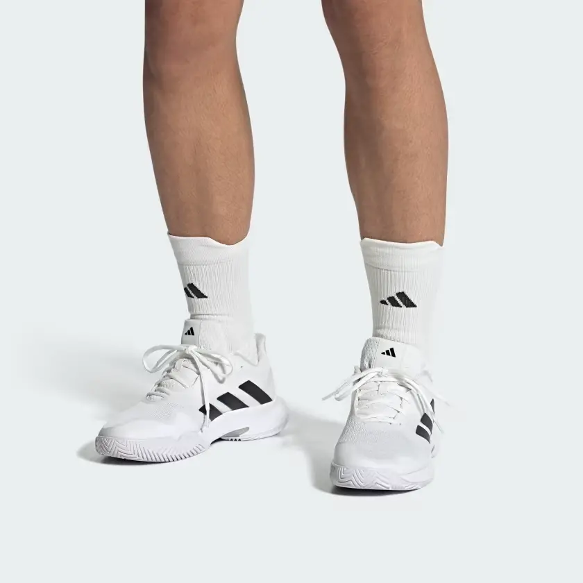 Alternative view of Giày Adidas CourtJam Control Tennis ‘White Black’ ID1538