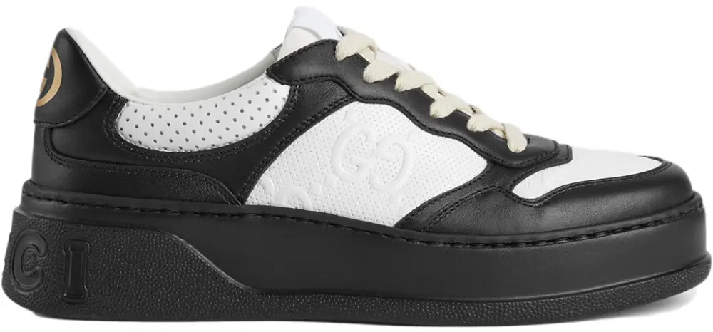 Giày Gucci GG Embossed 'Black White' 684911-AAA4T-1068