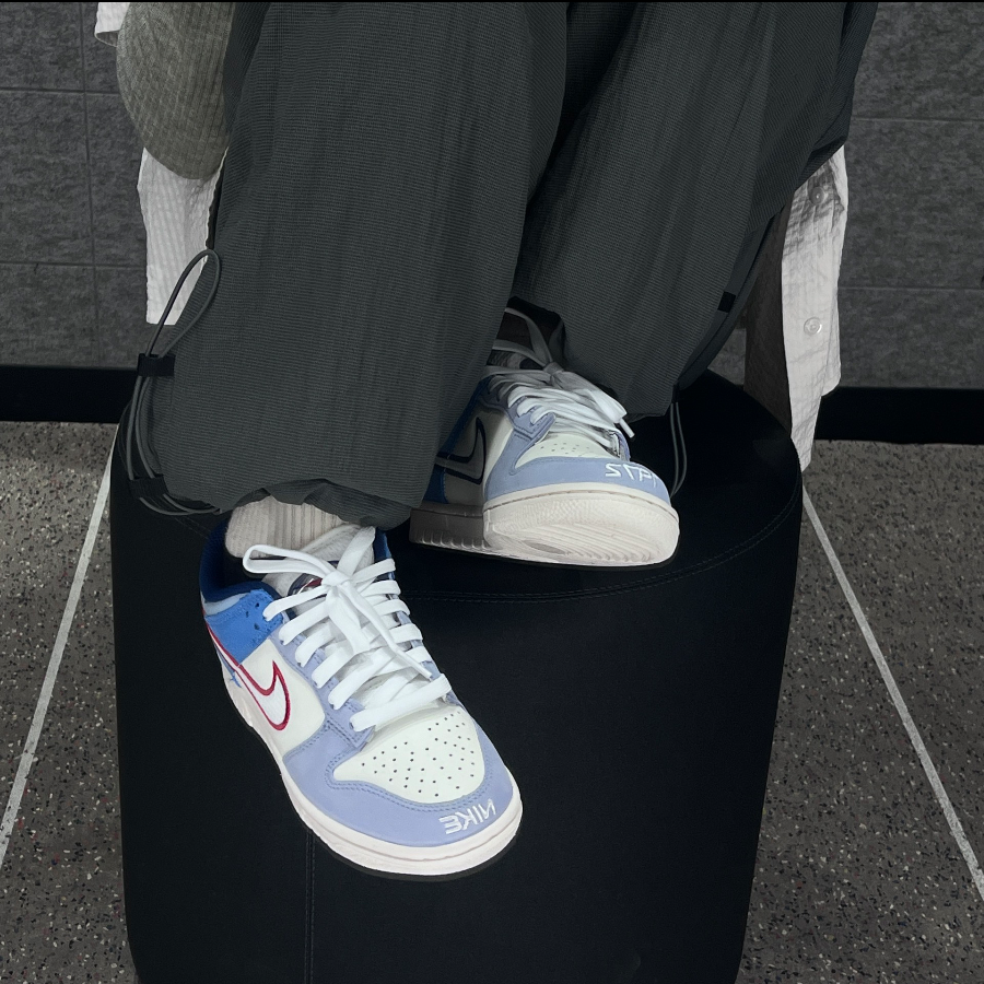 Giày Nike Dunk Low GS ‘Red Mesh’ HF5742-111 - Ảnh 5