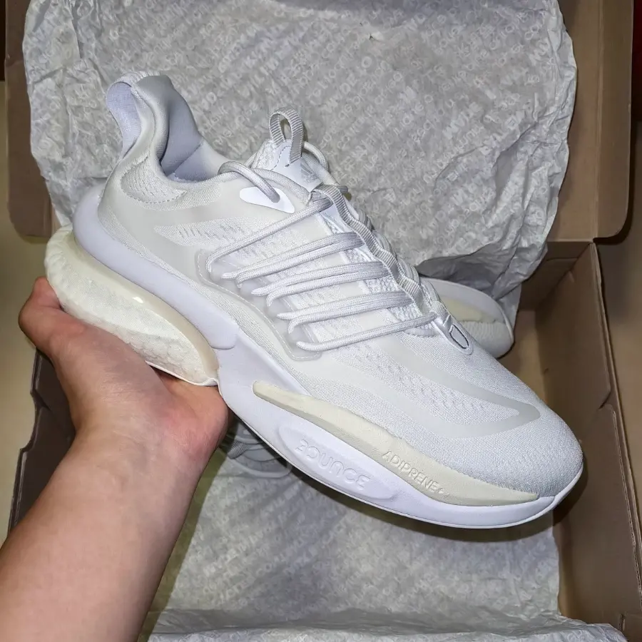 Giày Adidas AlphaBoost V1 ‘Triple White’ HP2759 - Ảnh 3