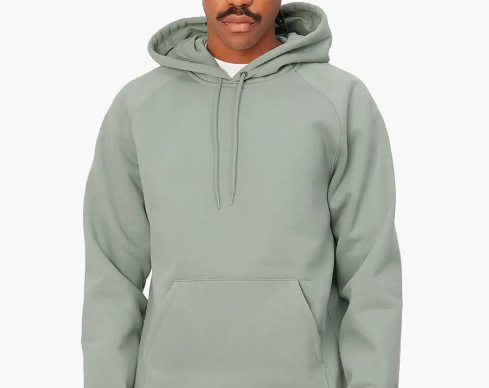 Áo Carhartt WIP Hooded Chase Sweat ‘Glassy Teal’ I026384-1R1-XX - Ảnh 4