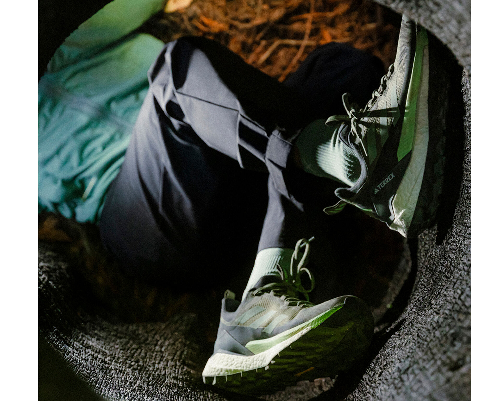 Giày Adidas Terrex Free Hiker 2.0 GORE-TEX ‘Olive Strata’ IE5104 - Ảnh 2