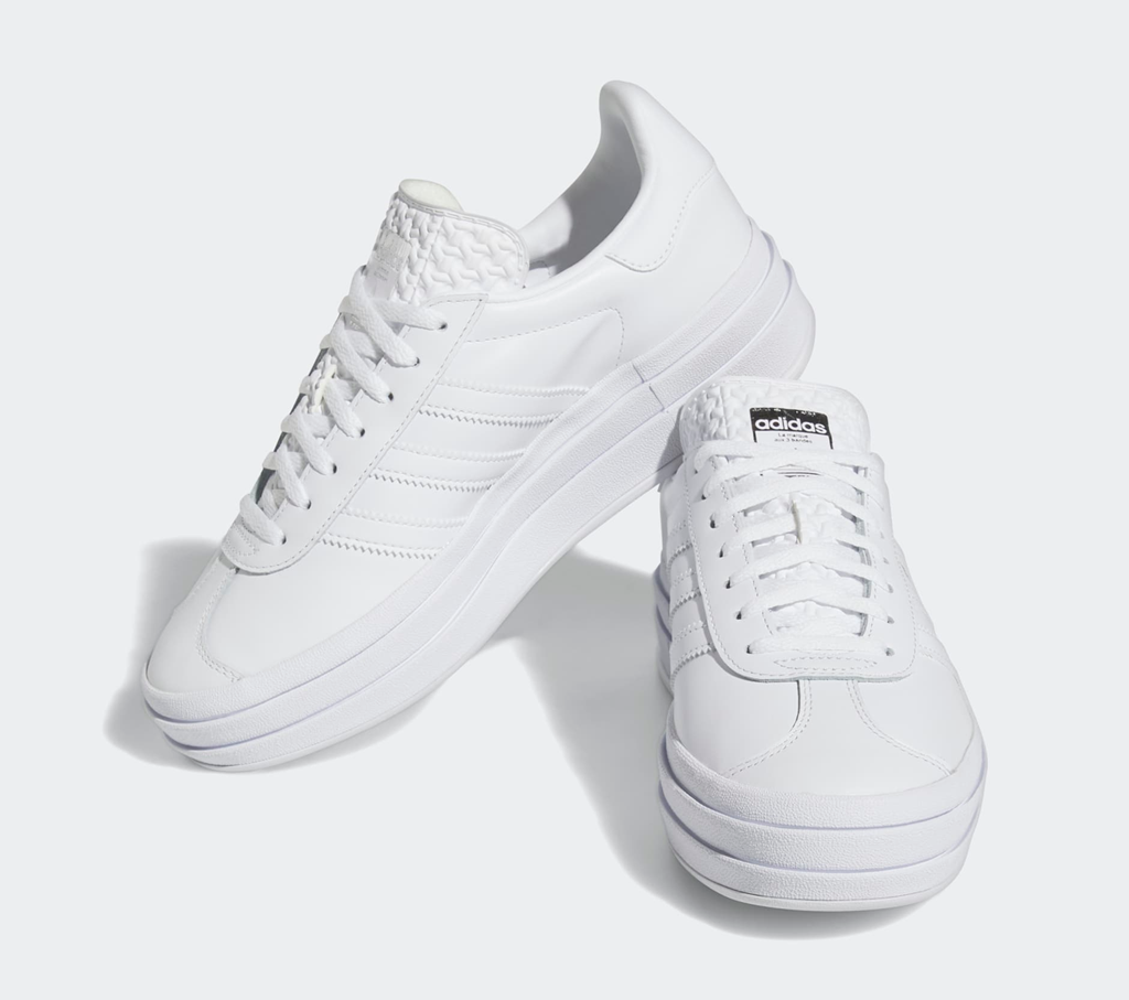 Giày adidas Gazelle Bold 'Cloud White' IE5130 - Ảnh 4