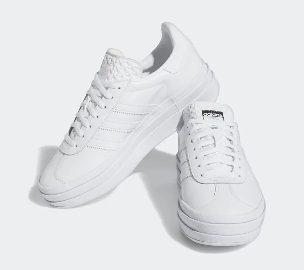 Giày adidas Gazelle Bold 'Cloud White' IE5130 - Ảnh 4