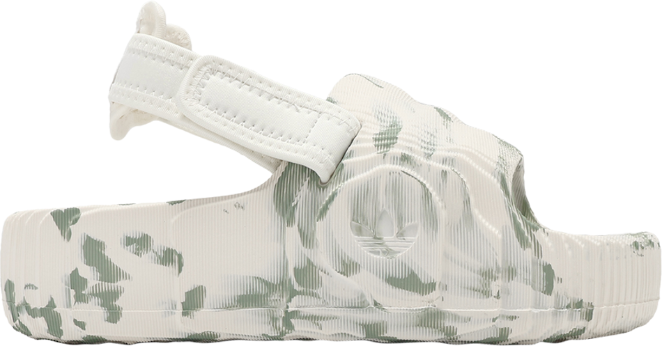 Giày Adidas Adilette 22 XLG Slide ‘Off White Silver Green’ IE5652