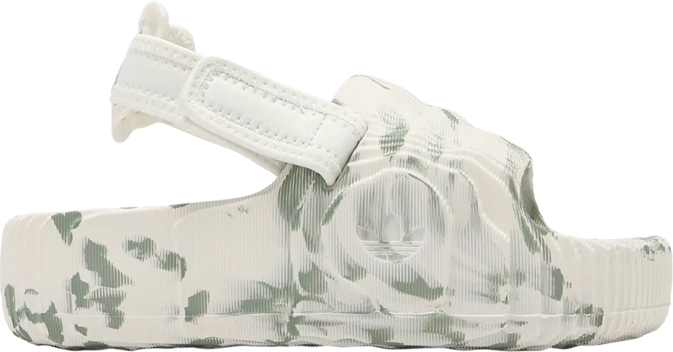 Giày Adidas Adilette 22 XLG Slide ‘Off White Silver Green’ IE5652