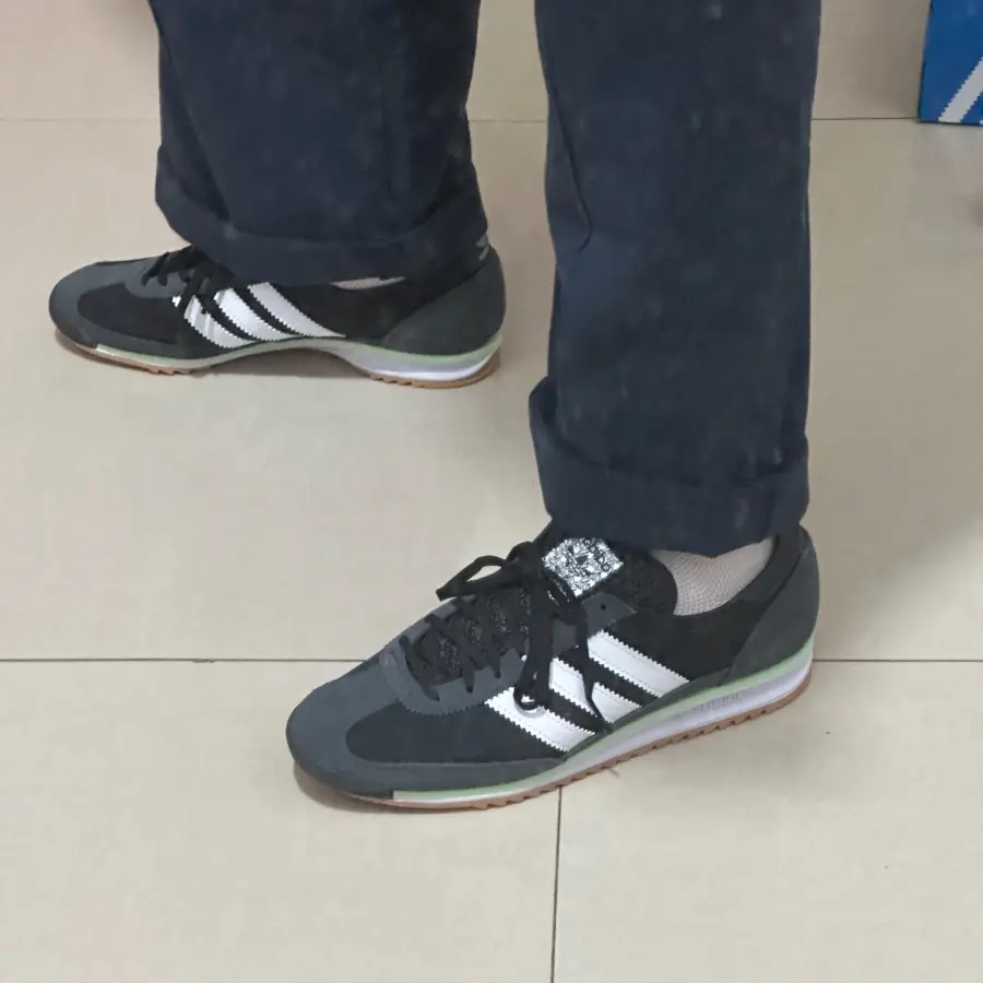 Giày Adidas SL72 OG ‘Black Carbon Green’ JH7390 - Ảnh 4