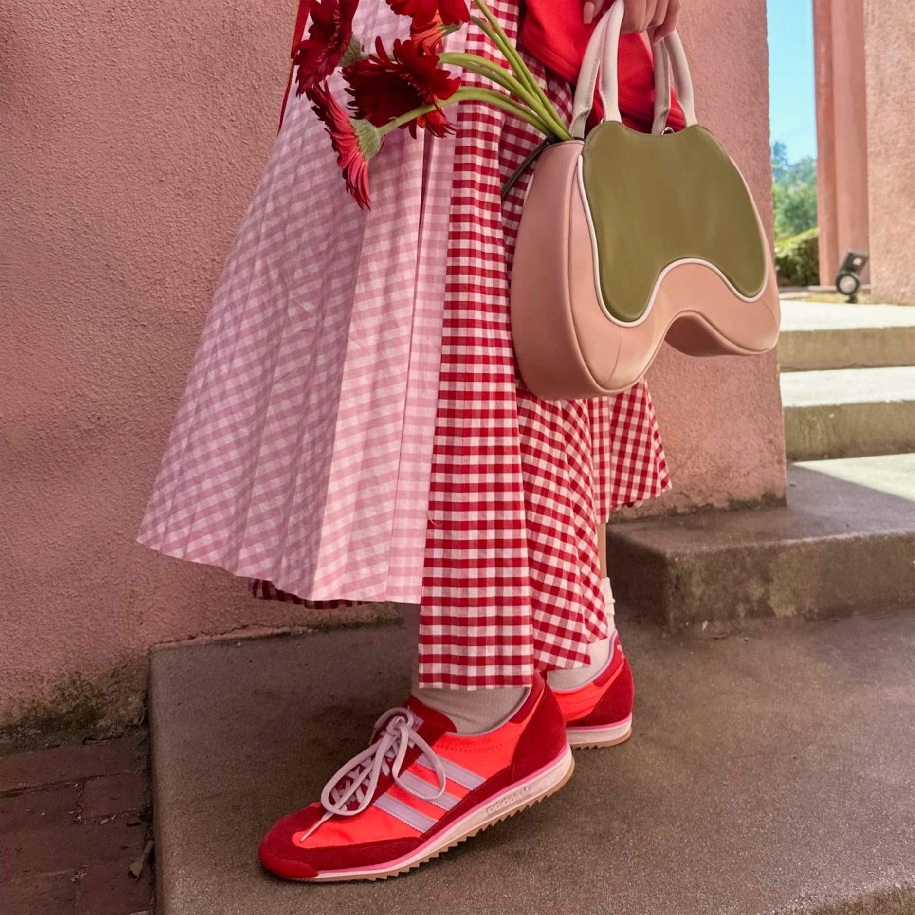 Giày Adidas SL72 OG ‘Solar Red Lavender’ JH7392 - Ảnh 4