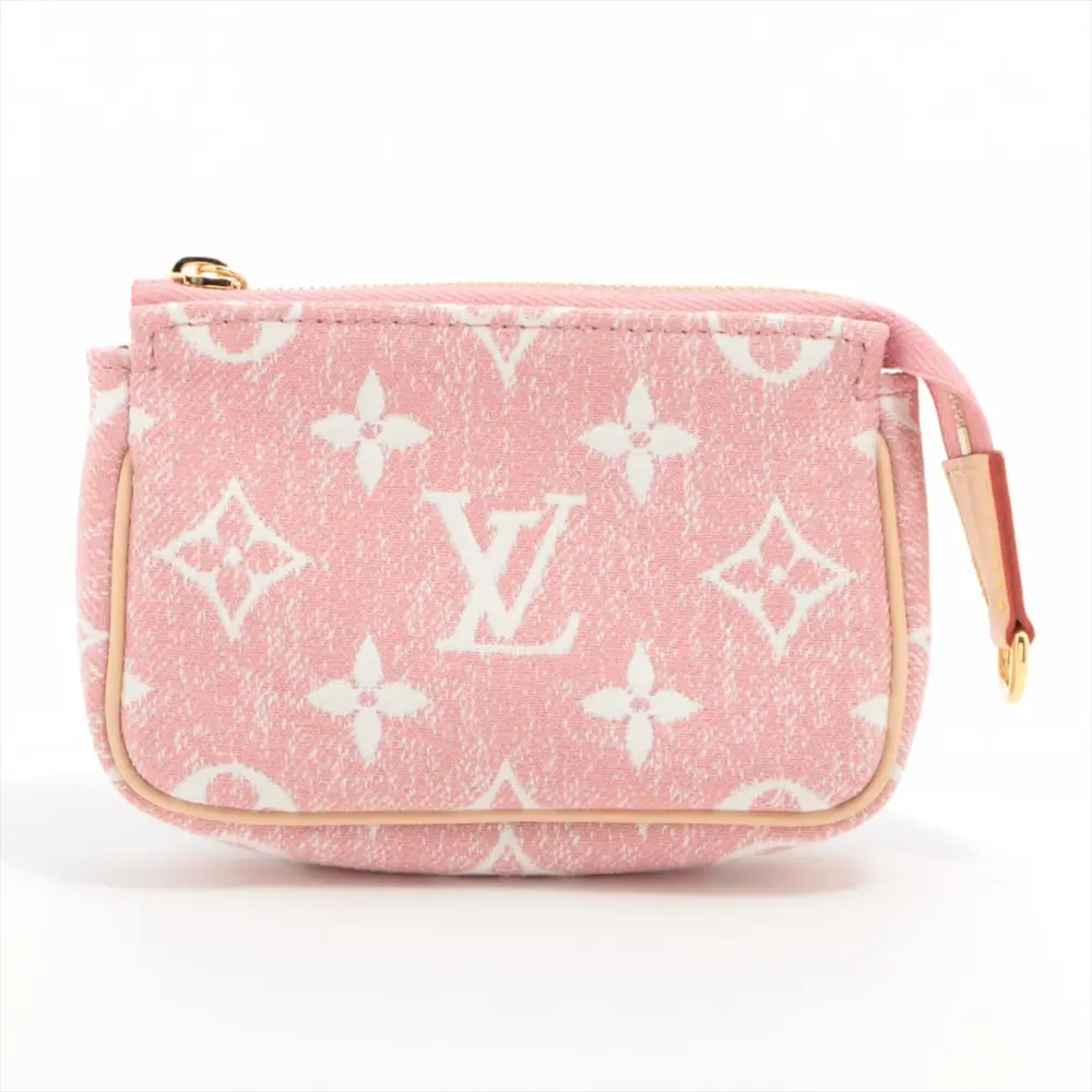 Túi Louis Vuitton Micro Accessoires ‘Denim Jacquard Pink’ M81176 - Ảnh 6