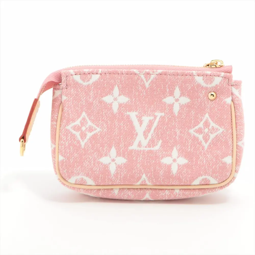 Túi Louis Vuitton Micro Accessoires ‘Denim Jacquard Pink’ M81176 - Ảnh 4