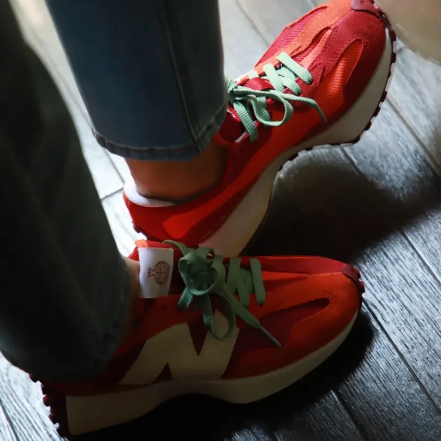 Giày New Balance 327 x Todd Snyder ‘Pomegranate’ MS327TSA - Ảnh 3