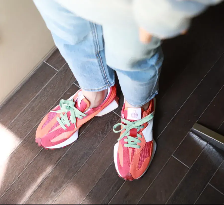 Giày New Balance 327 x Todd Snyder ‘Pomegranate’ MS327TSA - Ảnh 5
