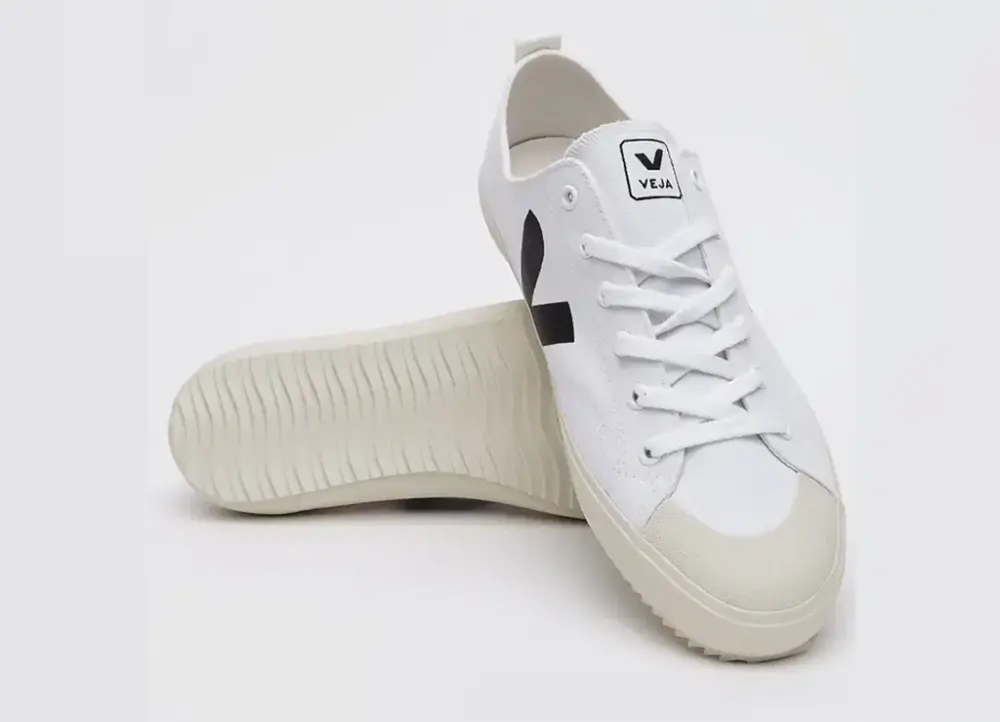 Alternative view of Giày Veja Nova Organic Cotton Sneakers ‘Black White’ NA011537