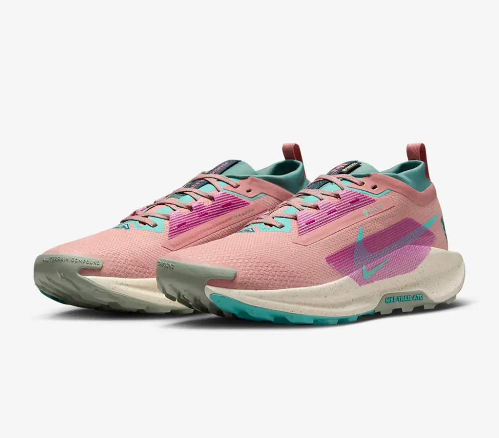 Alternative view of Giày Nike Pegasus Trail 5 GORE-TEX 'Red Stardust Green Frost' FQ0908-600