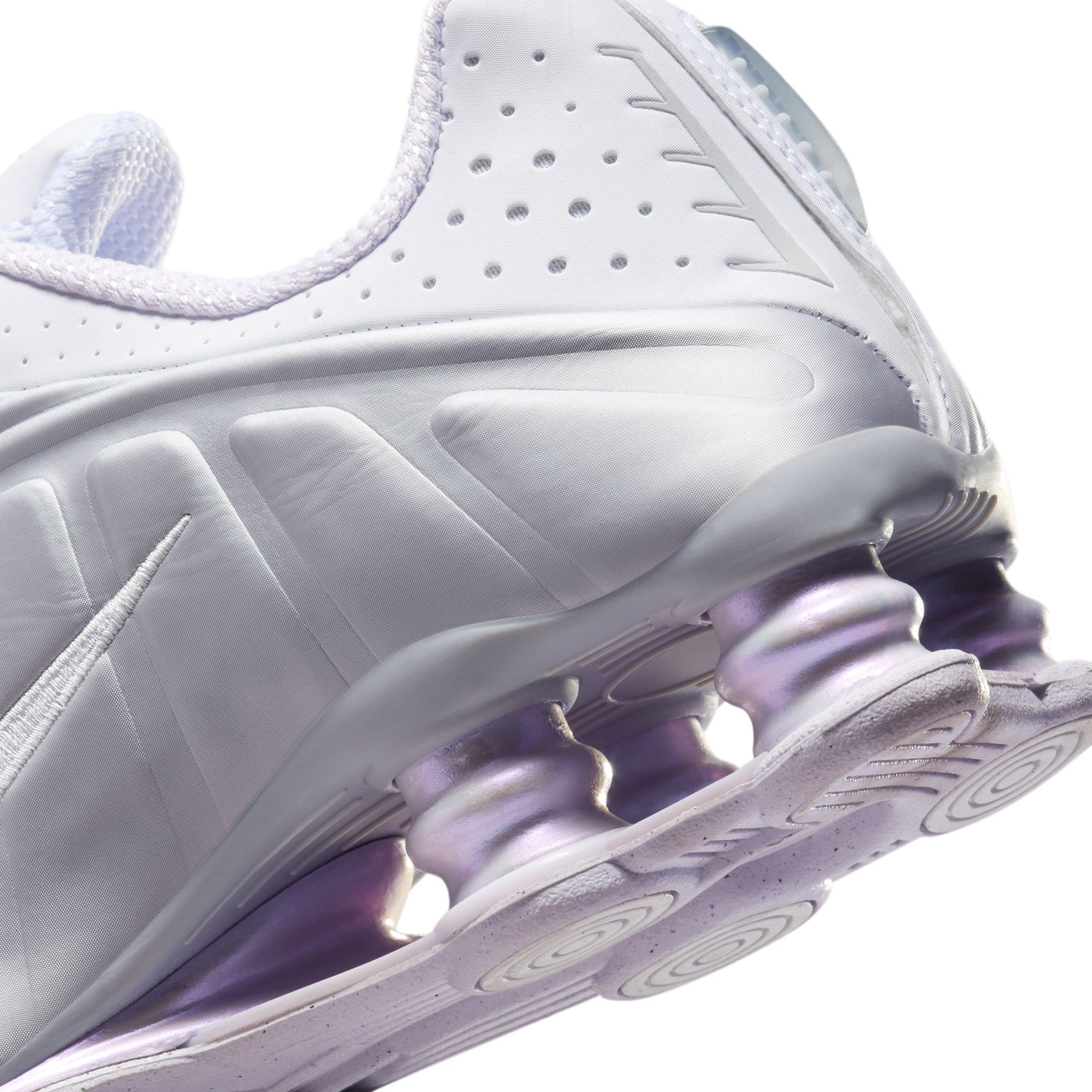Giày Nike Shox R4 ‘Platinum Barely Grape’ HF5076-100 - Ảnh 4