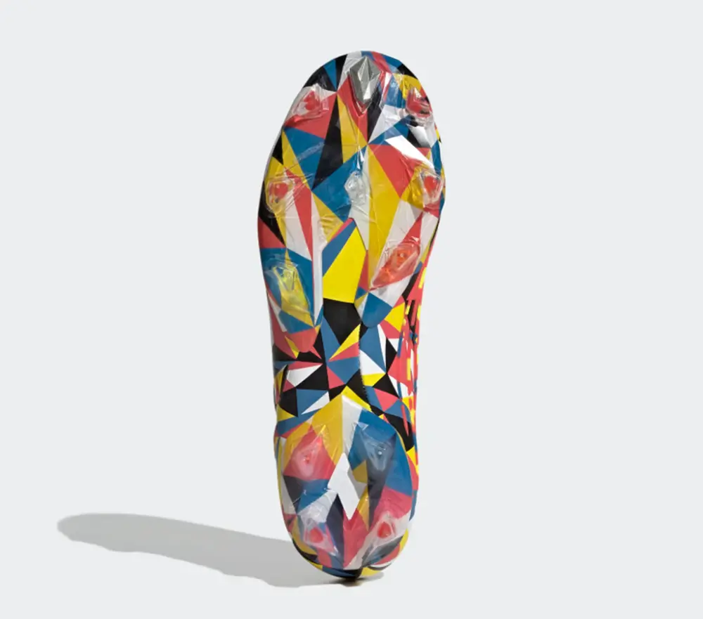 Alternative view of Giày adidas Predator Edge Geometric.1 Firm Ground 'Bright Blue' GX3909