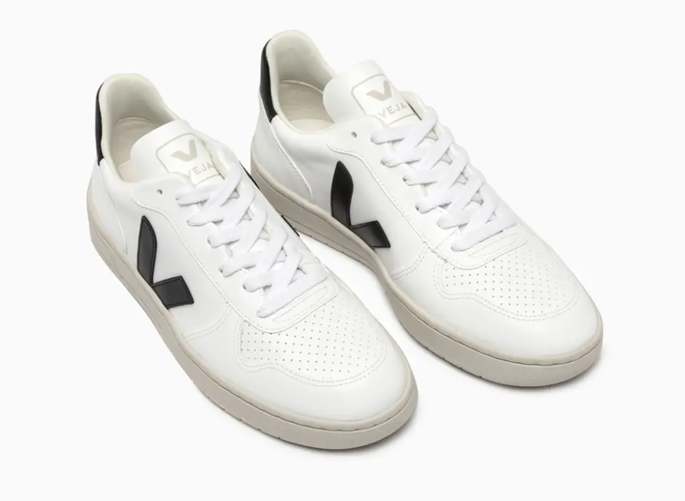 Giày Veja V-10 CWL ‘White Black’ VX0702901 - Ảnh 5