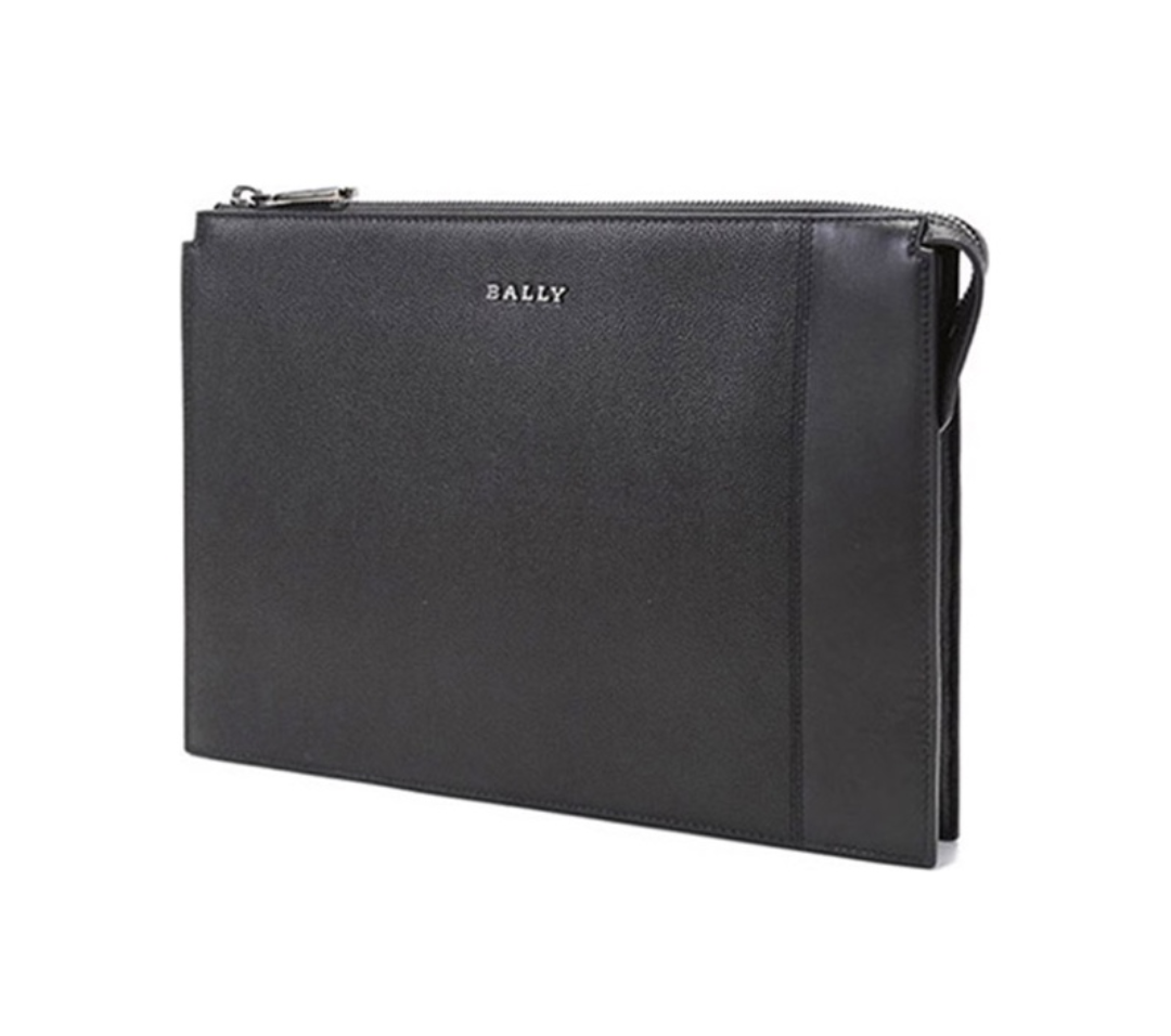 Ví Bally Classic Solid With Logo ‘Black’ 6236766 - Ảnh 4