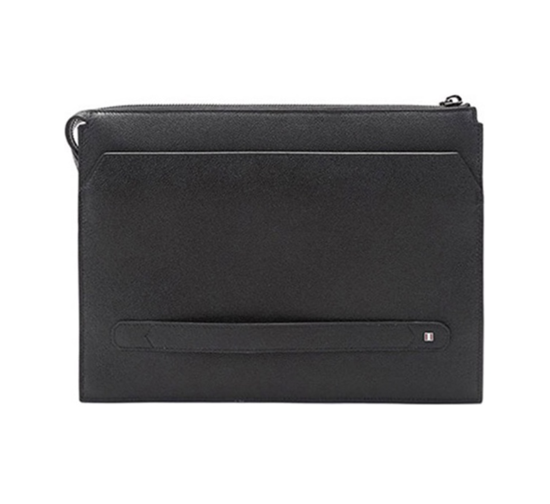 Ví Bally Classic Solid With Logo ‘Black’ 6236766 - Ảnh 3