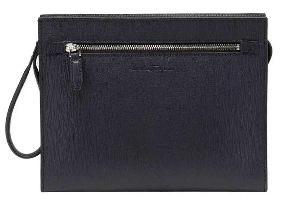 Ví Ferragamo Embossed Logo ‘Black’ 240298-744730